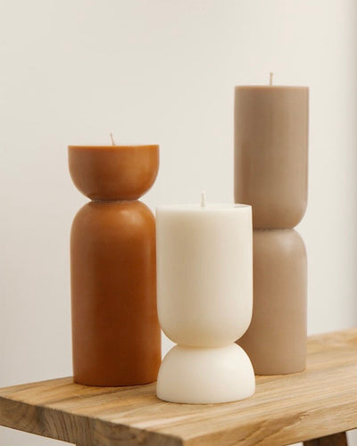 Organic Candles in Various Sizes
