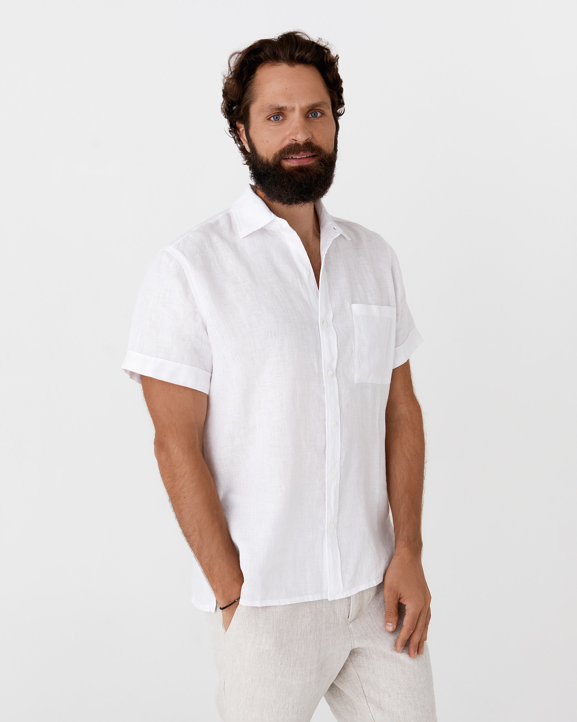 Shop Premium Men's Linen Shirts | 100% Linen | MagicLinen