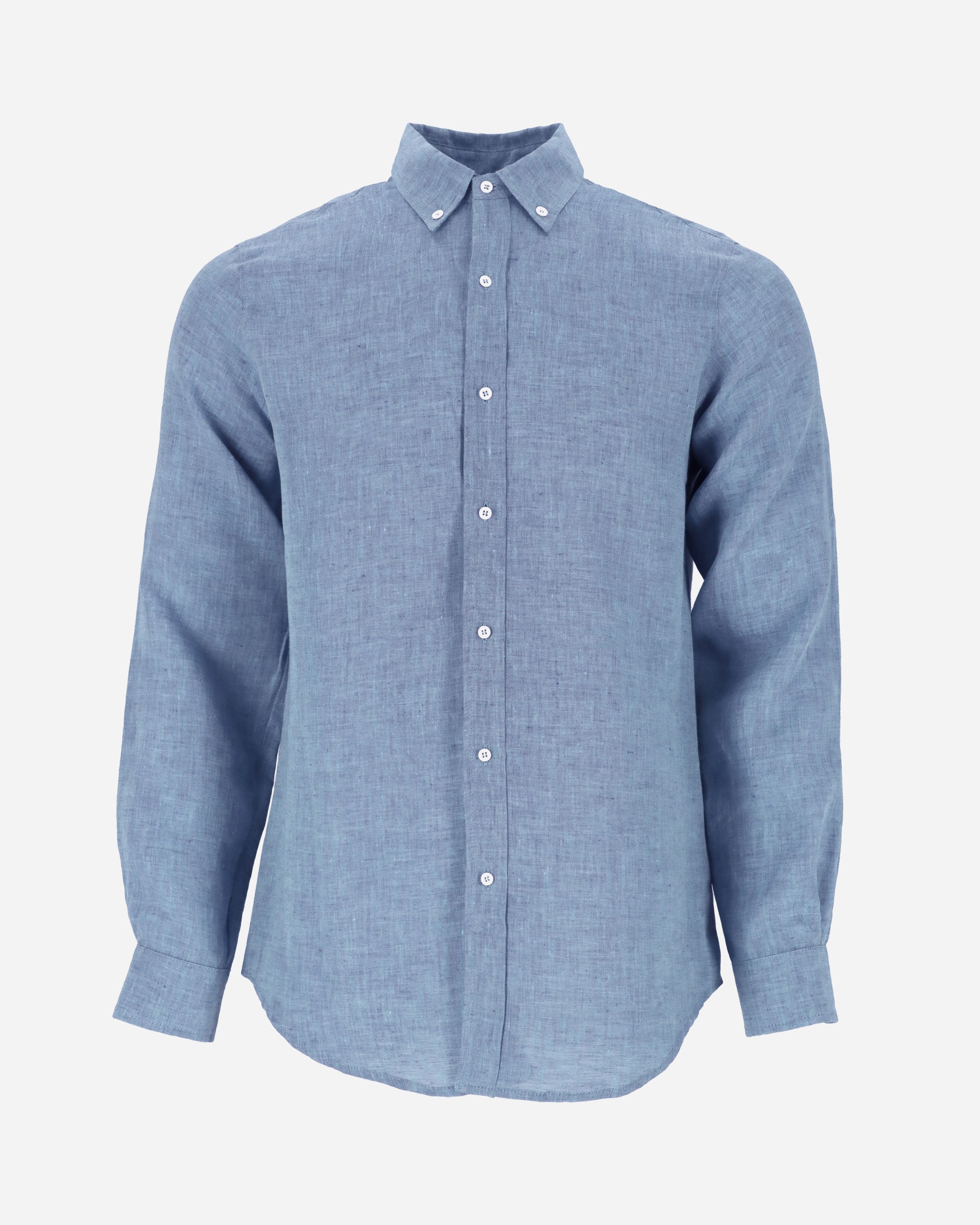 Blue Chambray Washed Linen Shirts by Proper Cloth