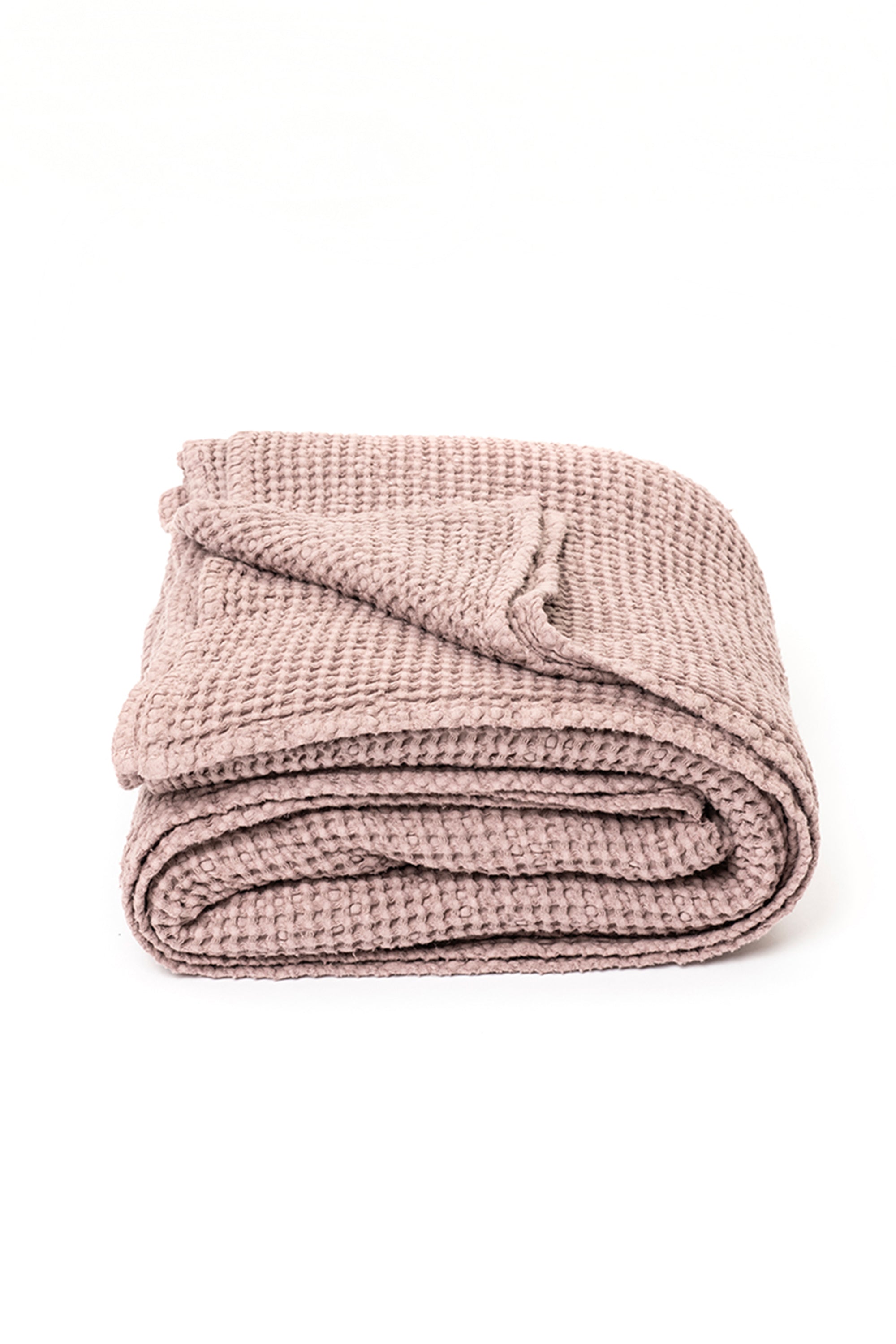 Blush pink waffle throw new arrivals