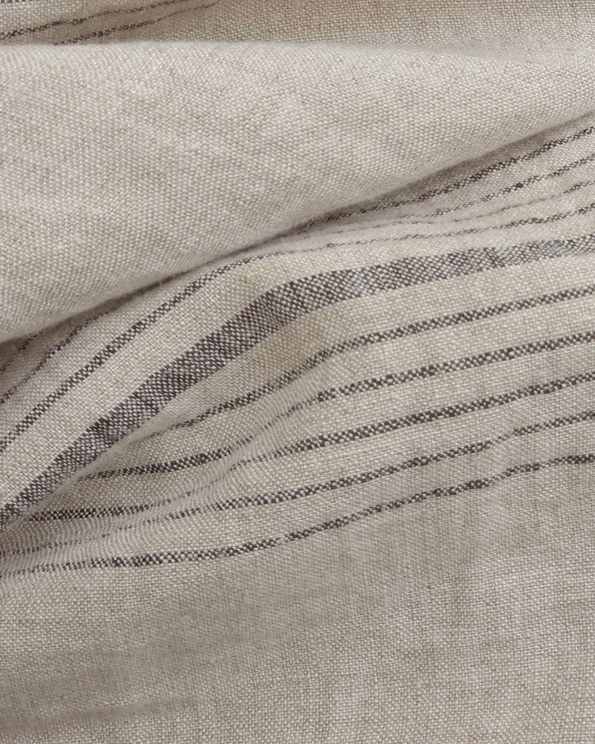 Linen kimono robe in Artisan stripe