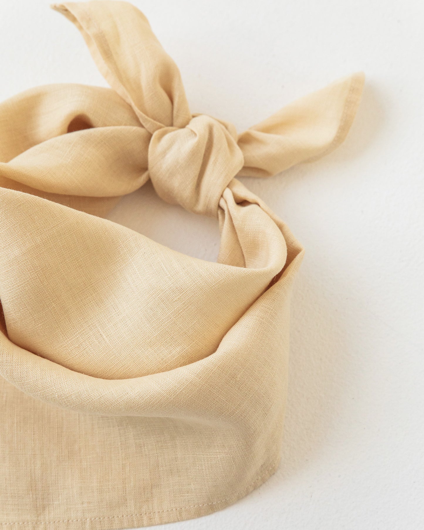 Linen Bandana in Cream - MagicLinen