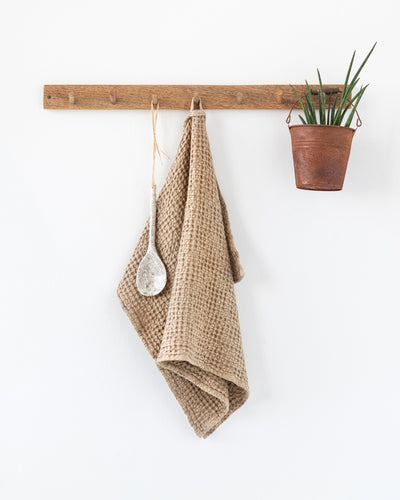 Waffle Kitchen Towel in Beige
