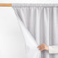 Blackout linen curtain panel (1 pcs) in Light gray - MagicLinen