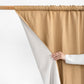 Blackout linen curtain panel (1 pcs) in Sandy beige - MagicLinen