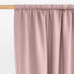 Blackout linen curtain panel (1 pcs) in Woodrose - MagicLinen