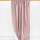 Blackout linen curtain panel (1 pcs) in Woodrose - MagicLinen