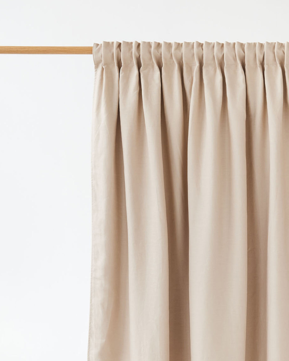 Blackout linen curtain panel (1 pcs) in Natural