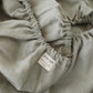 Custom size (inch) linen fitted sheet in Calm sage