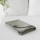 Custom size (inch) linen flat sheet in Calm sage