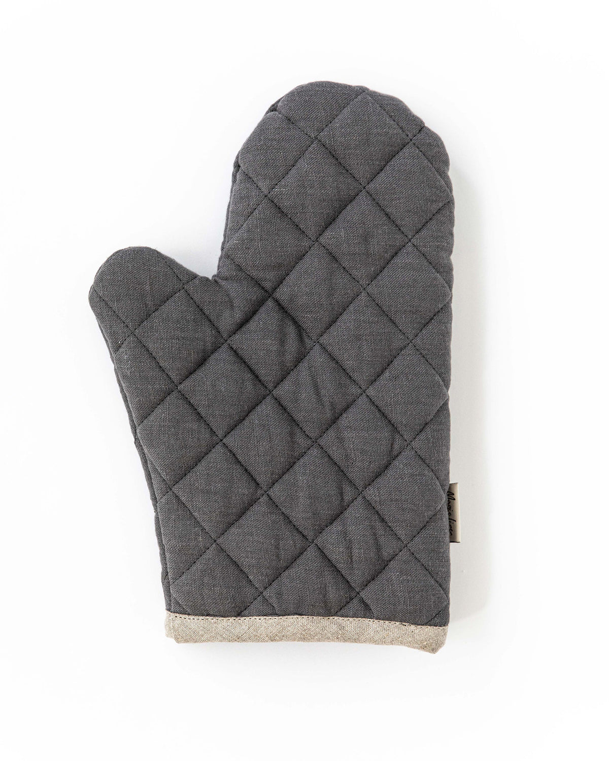 Linen oven mitt