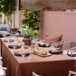 Chocolate brown Linen Tablecloth | MagicLinen
