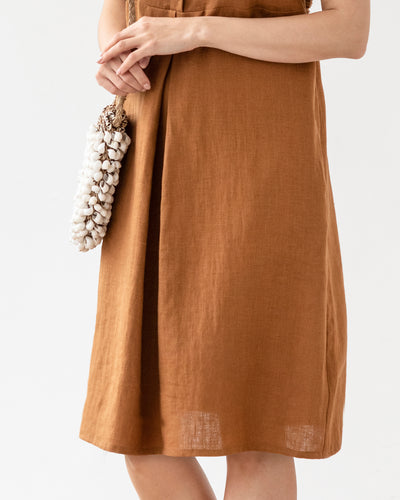 Maxi linen dress AGRA in Various colors | MagicLinen