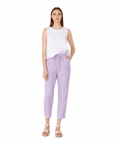 Linen pants DOMME in Lilac