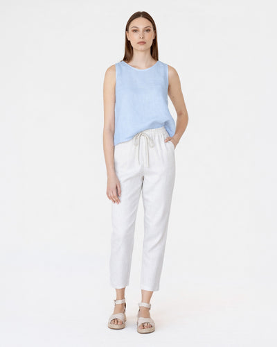 Linen pants DOMME in White