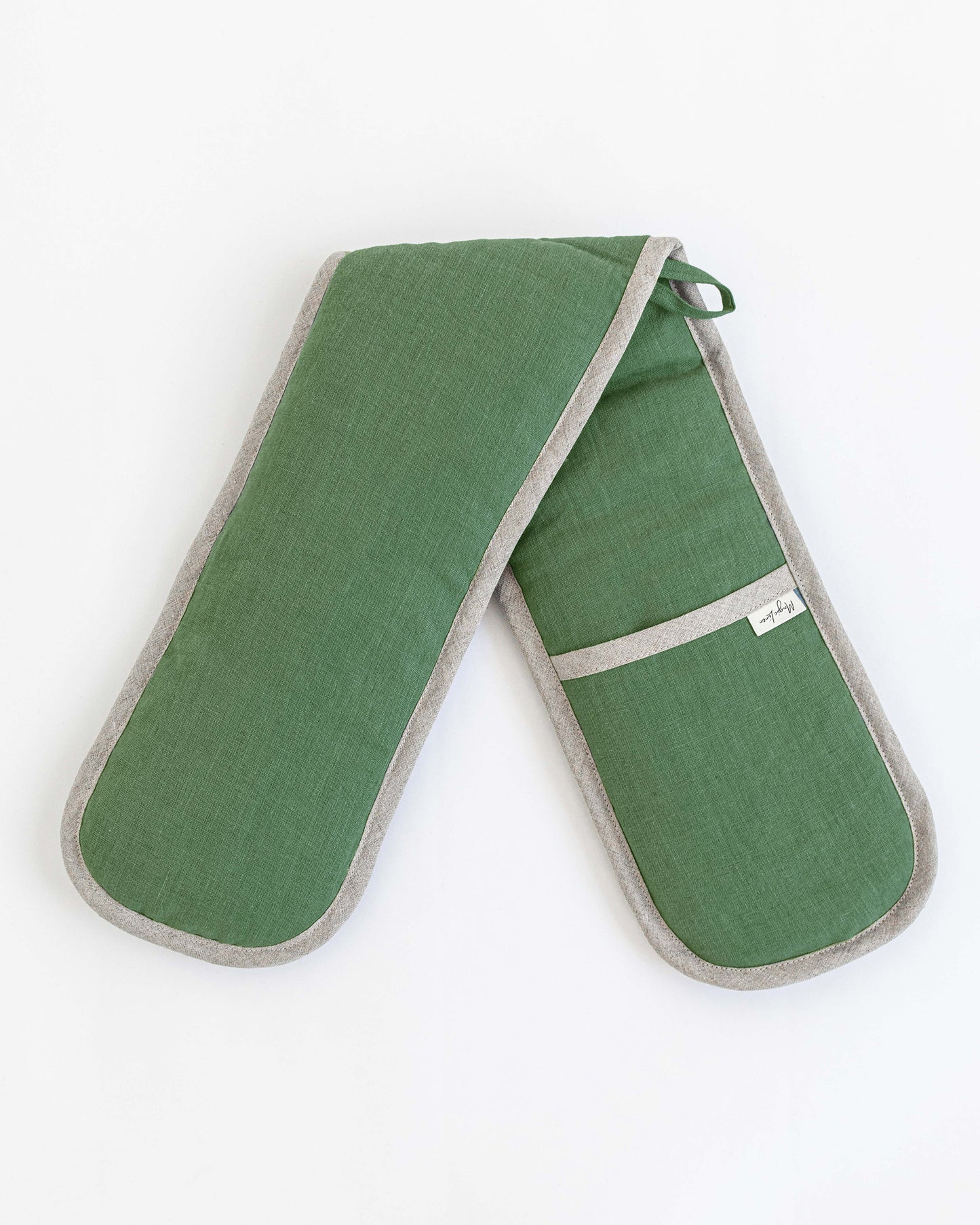 Double oven mitt (1 pcs) in Forest green