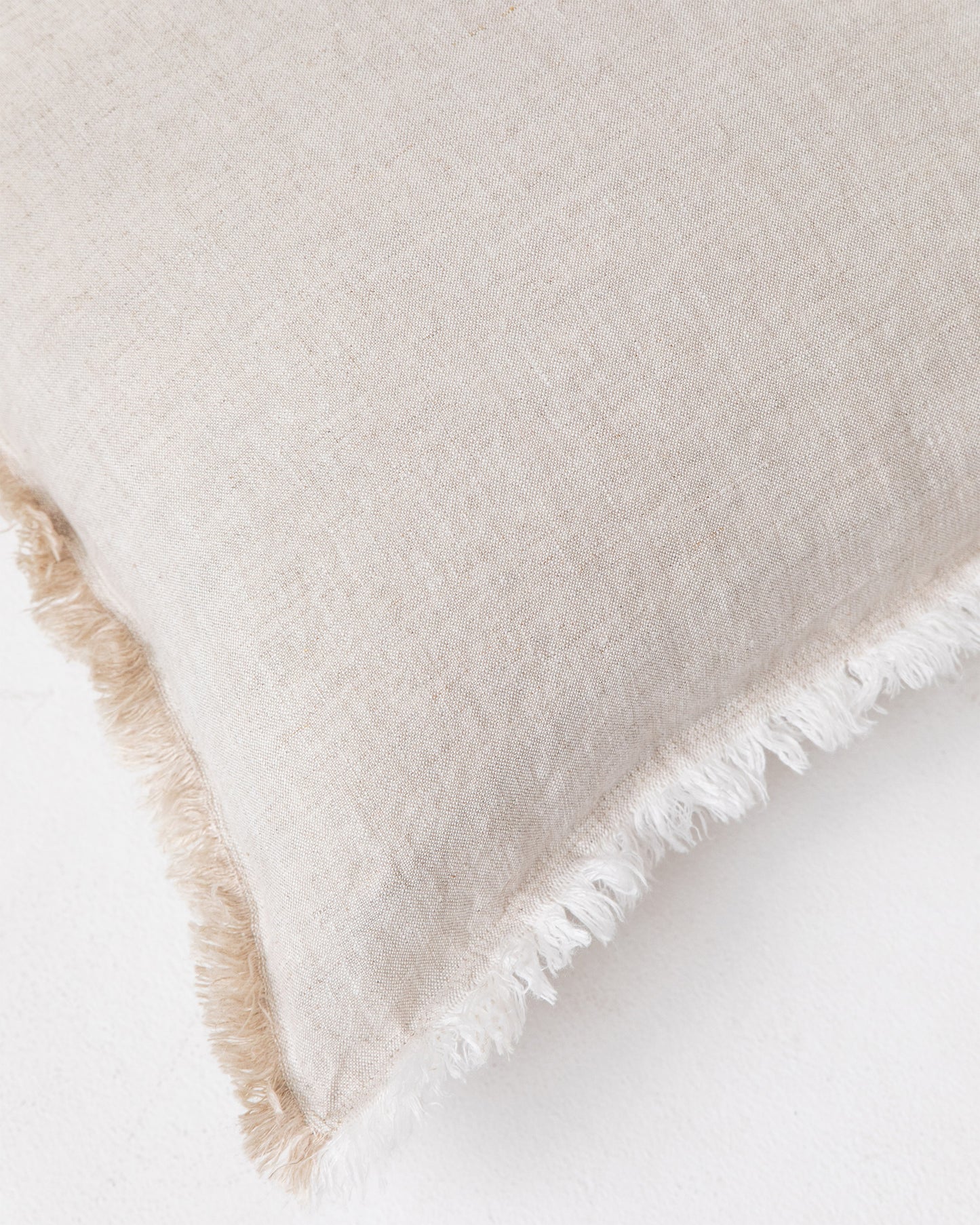 Heavyweight deco pillow cover in Natural melange | MagicLinen