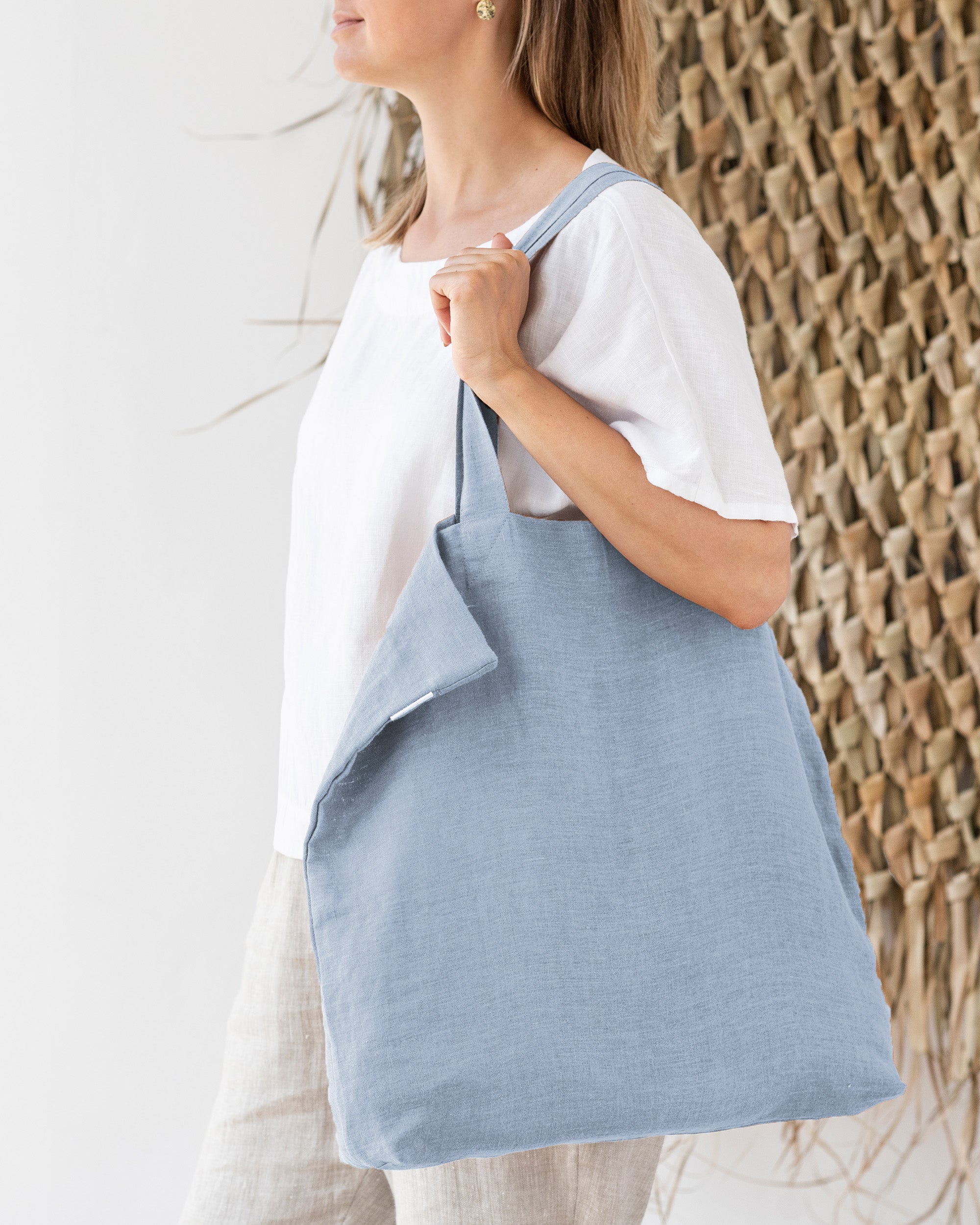 Large linen online bag