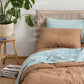 Latte linen pillowcase - MagicLinen