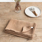 Custom size (inch) linen tablecloth in Latte