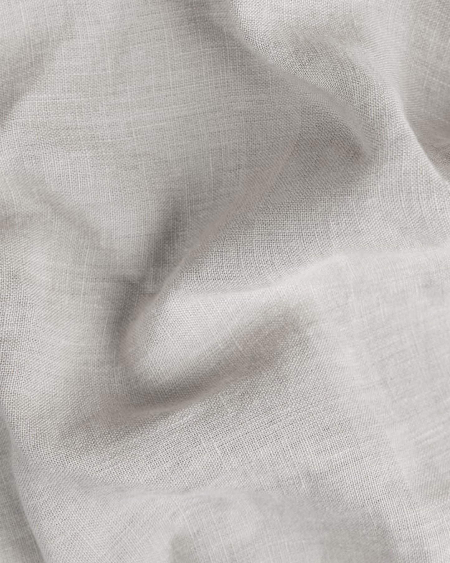 Hellgraues Bettlaken aus Leinen