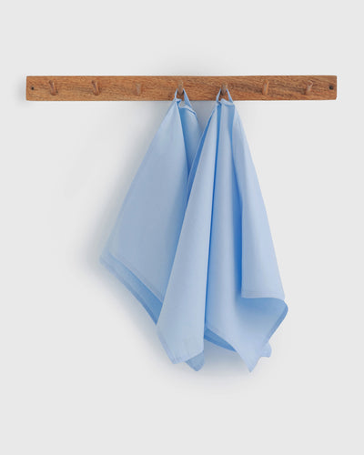 Linen-cotton Dish Towel in Sky blue | MagicLinen