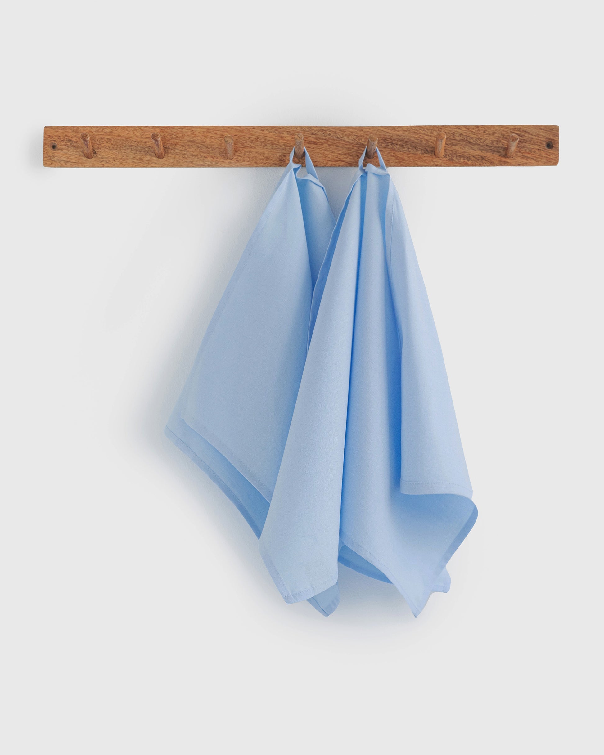 Linen-cotton Dish Towel in Sky blue | MagicLinen