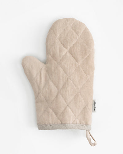 Leinenofenhandschuh (1 Stück) aus natürlichem Leinen