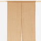 Custom size (inch) linen noren curtains (1 pcs) in latte
