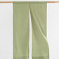 Linen-cotton noren curtains (1 pcs) in Sage - MagicLinen