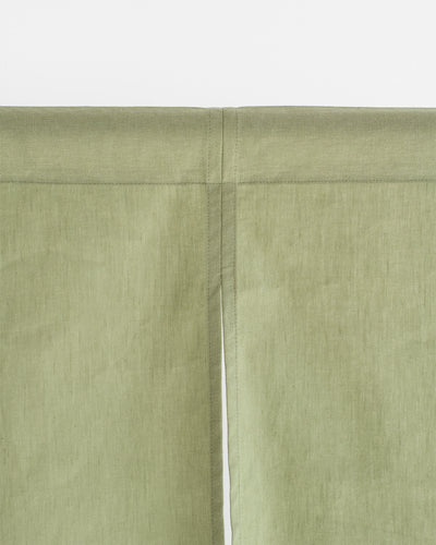Linen-cotton noren curtains (1 pcs) in Sage - MagicLinen