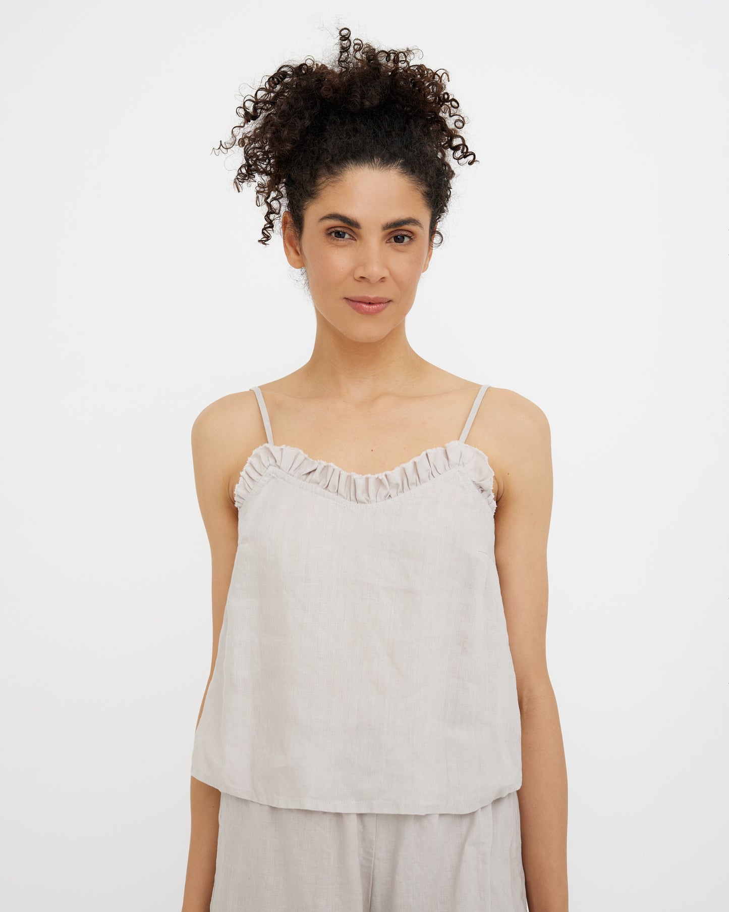 Linen pajama set NAPA in Natural flax