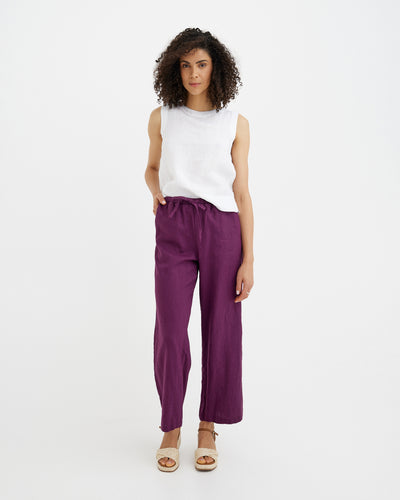 Modern Linen Pants for Women - 100% Linen | MagicLinen Modern Linen Pants for Women - 100% Linen | MagicLinen