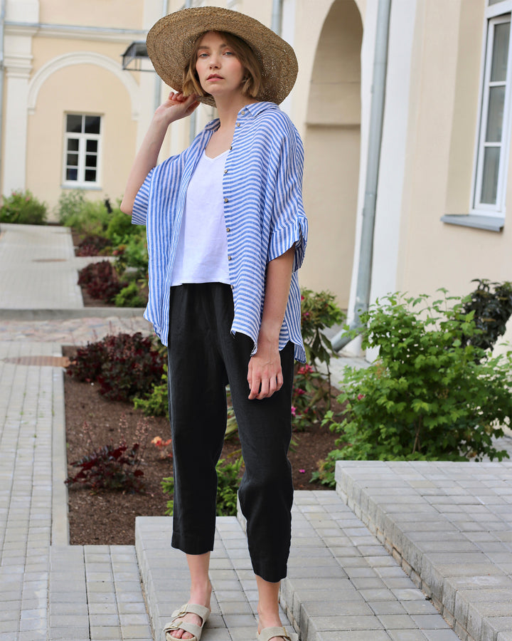 Baggy Linen Pants BESALU in Various Colors | MagicLinen