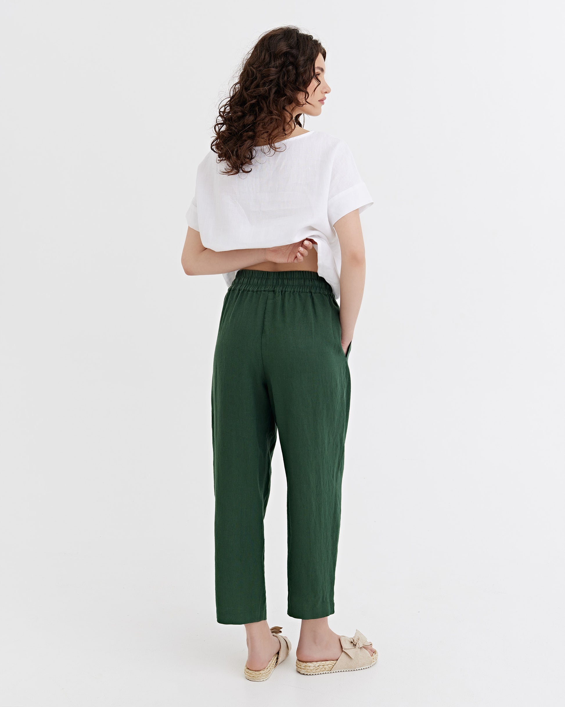 Linen pants GRENADINES in Various colors | MagicLinen