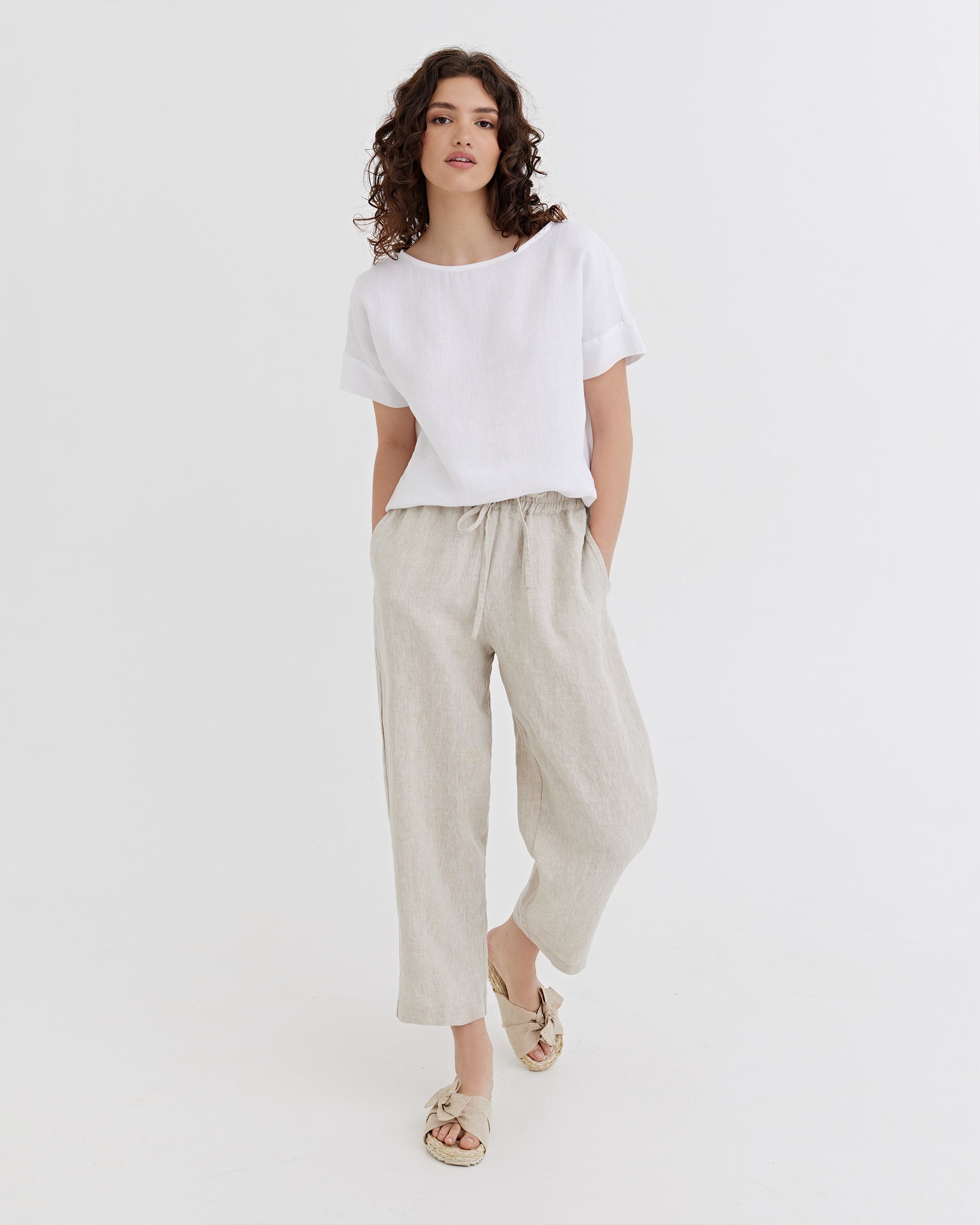 Linen pants GRENADINES in Various colors | MagicLinen