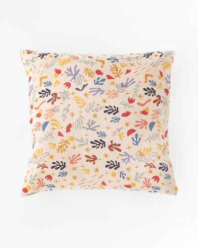 Deco Pillow Cover in Abstract Print - MagicLinen