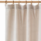 Waterproof linen shower curtain (1 pcs) in Natural - MagicLinen