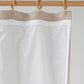 Waterproof linen shower curtain (1 pcs) in Natural - MagicLinen