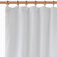 Waterproof linen shower curtain (1 pcs) in White - MagicLinen