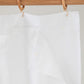 Waterproof linen shower curtain (1 pcs) in White - MagicLinen