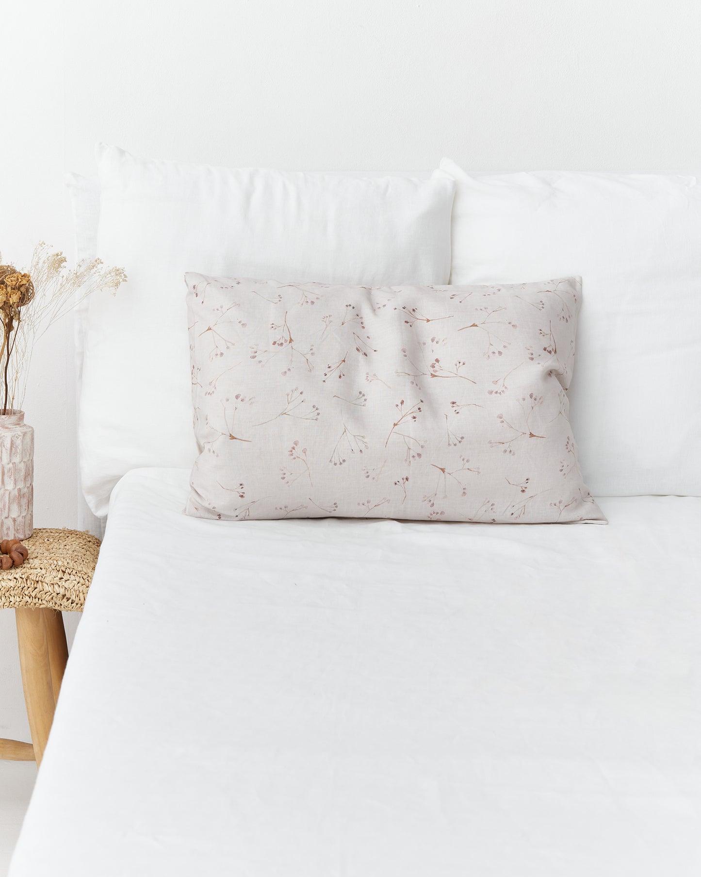 Memory garden Print Linen Pillow Cover | MagicLinen