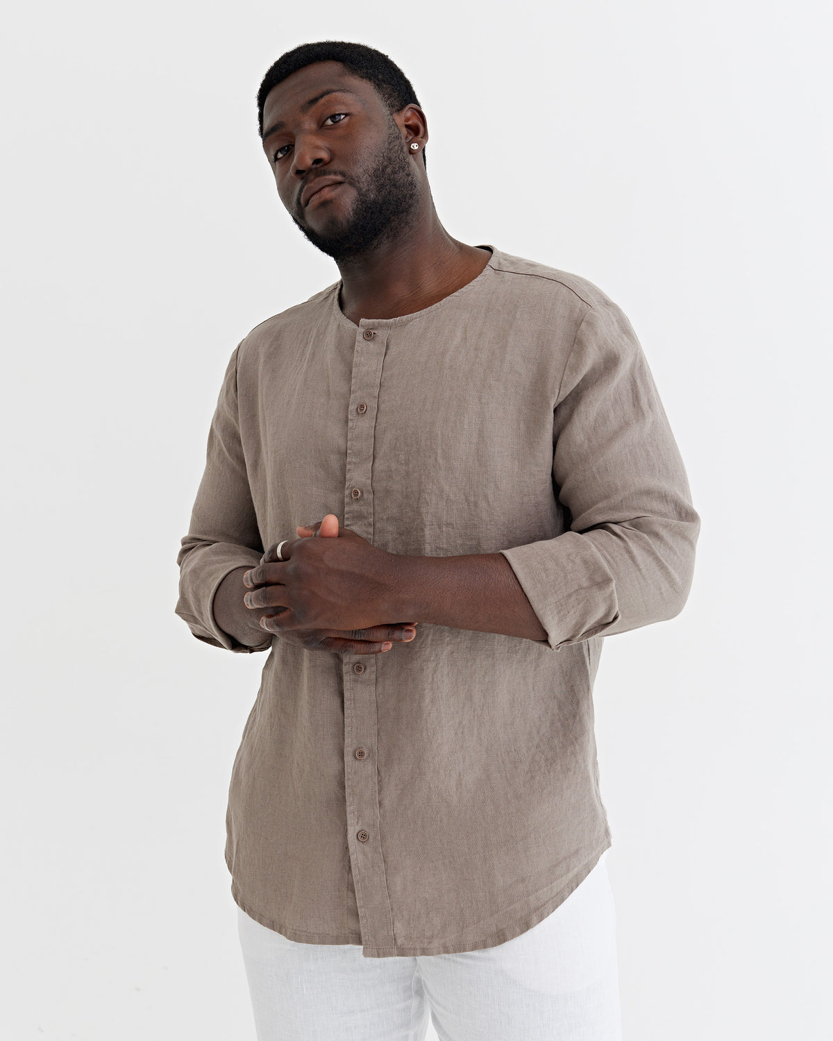 Linen Shirt BEDARRA Deep