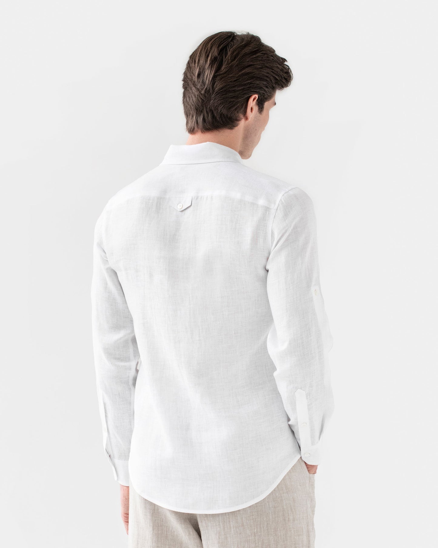 Men's Linen Shirt CORONADO in White