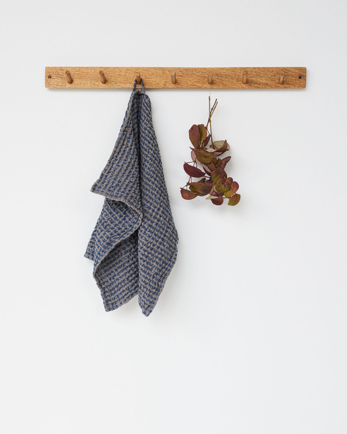 Midnight bronze waffle towel set (3 pcs)