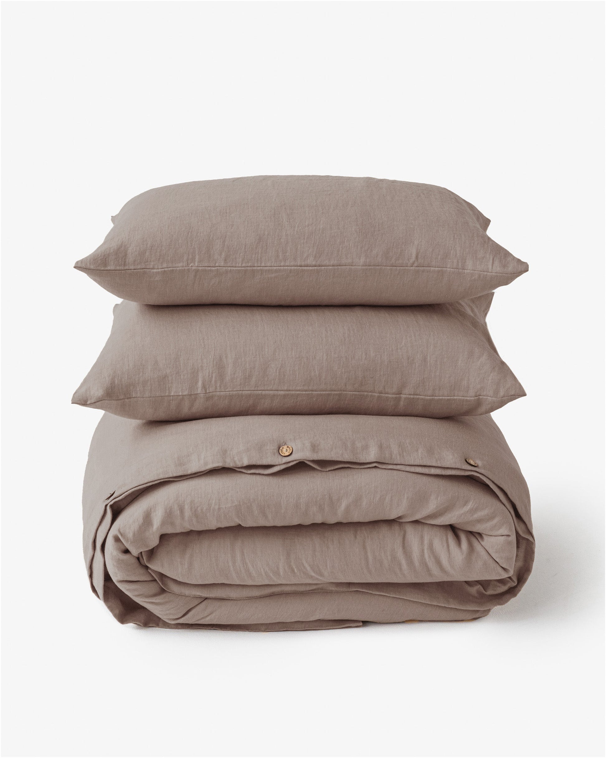Mocha Linen Duvet Set | MagicLinen