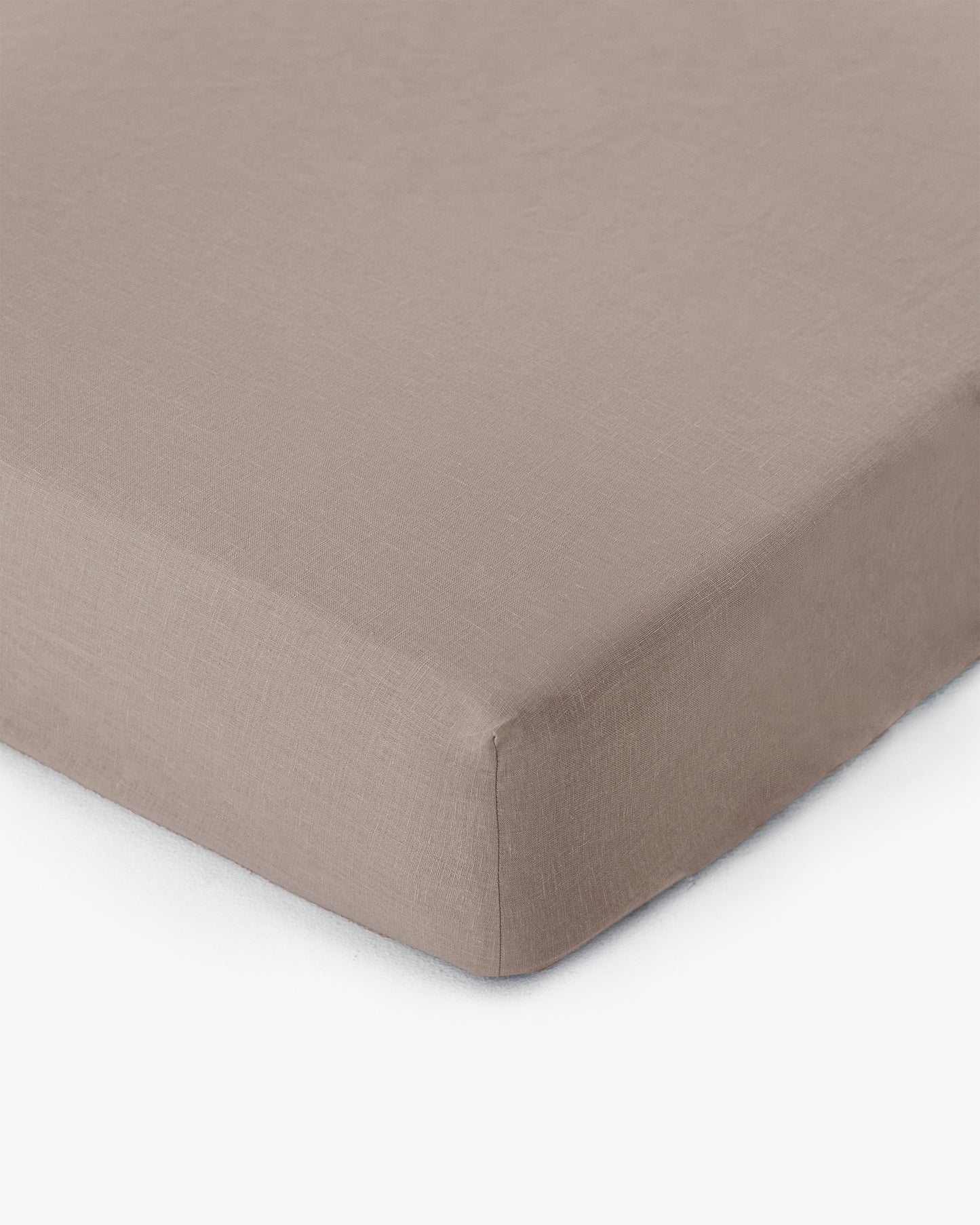 Mocha Linen Fitted Sheet | MagicLinen