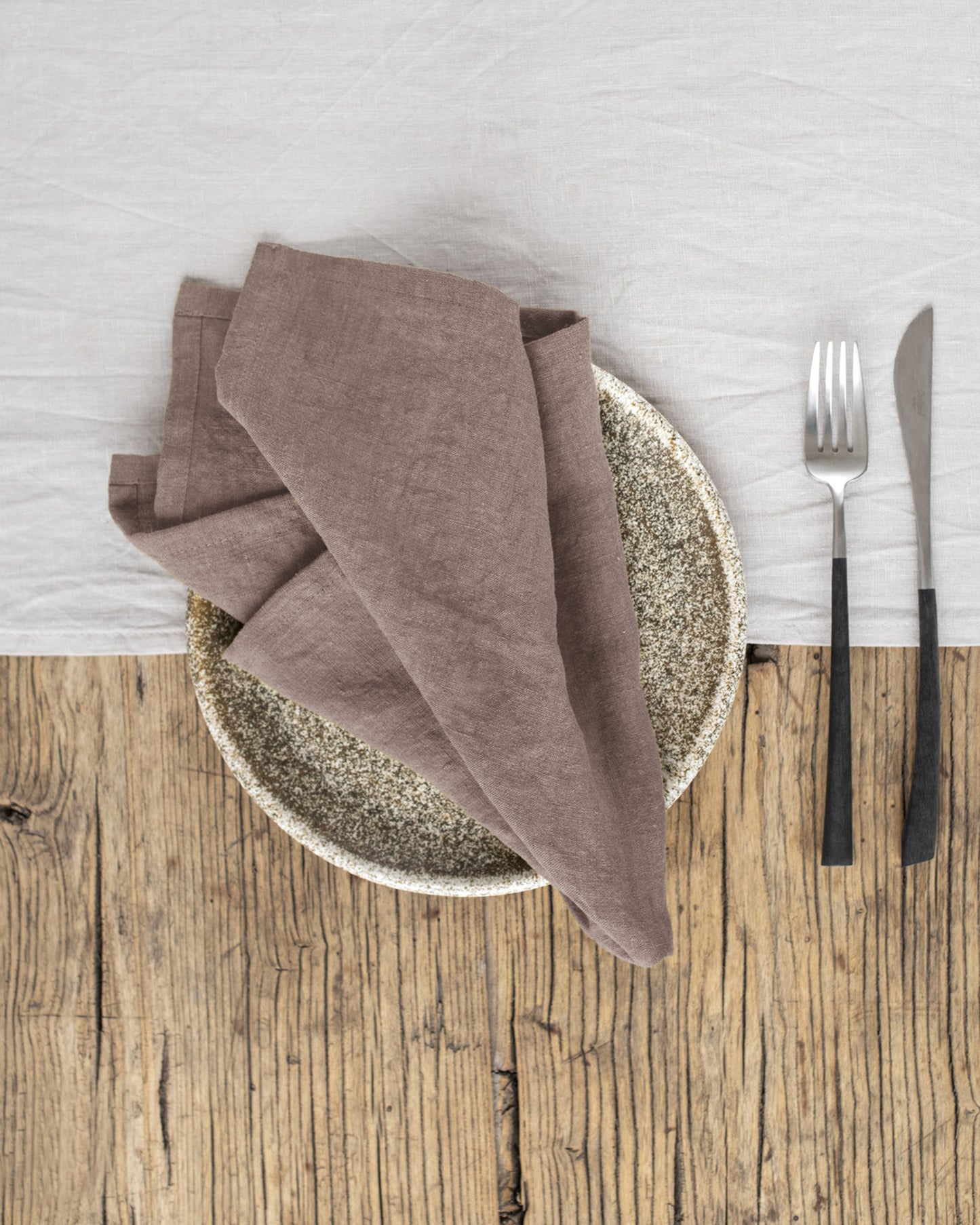 Latte Leinenservietten 2er-Set
