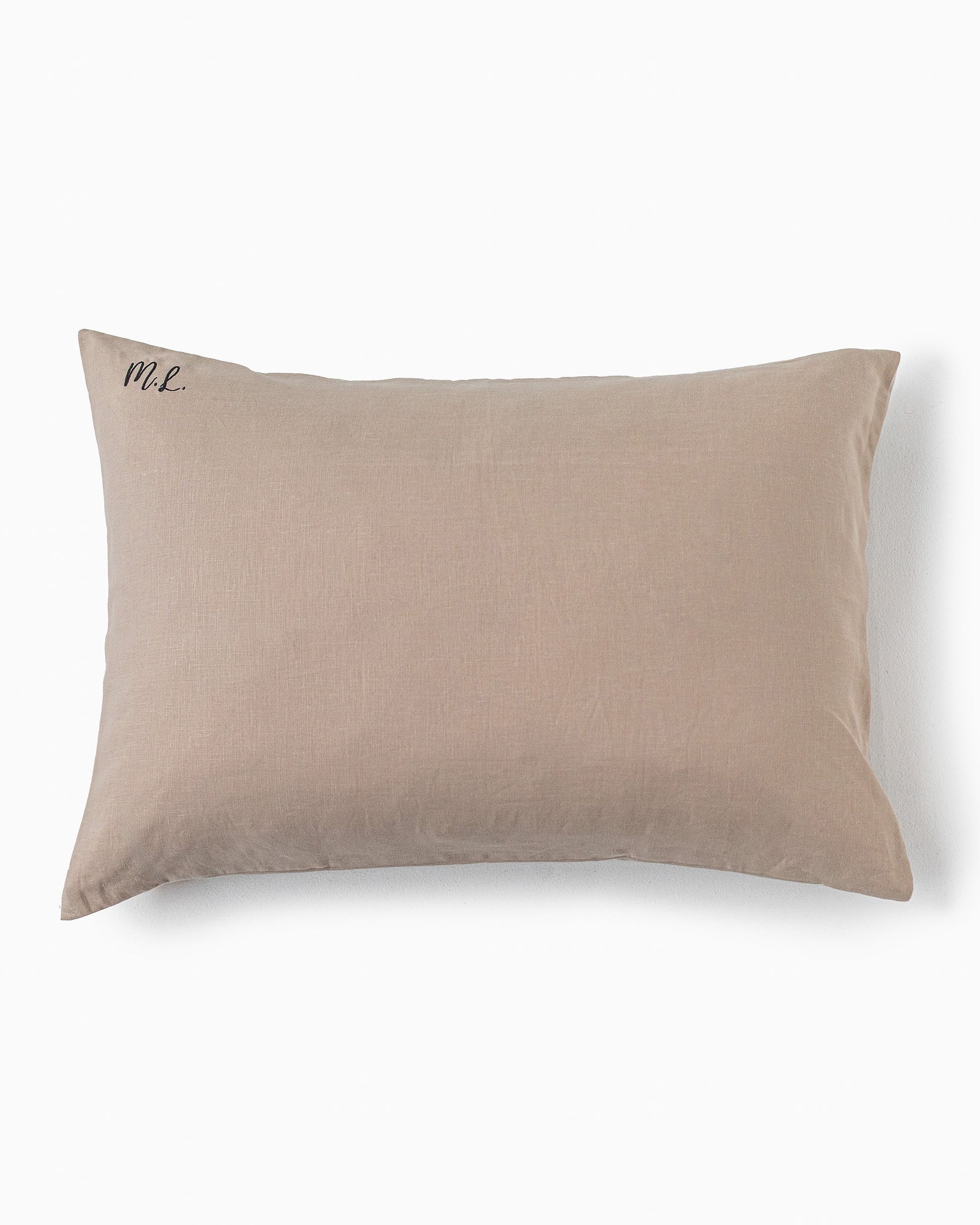 Charcoal gray linen pillowcase - MagicLinen