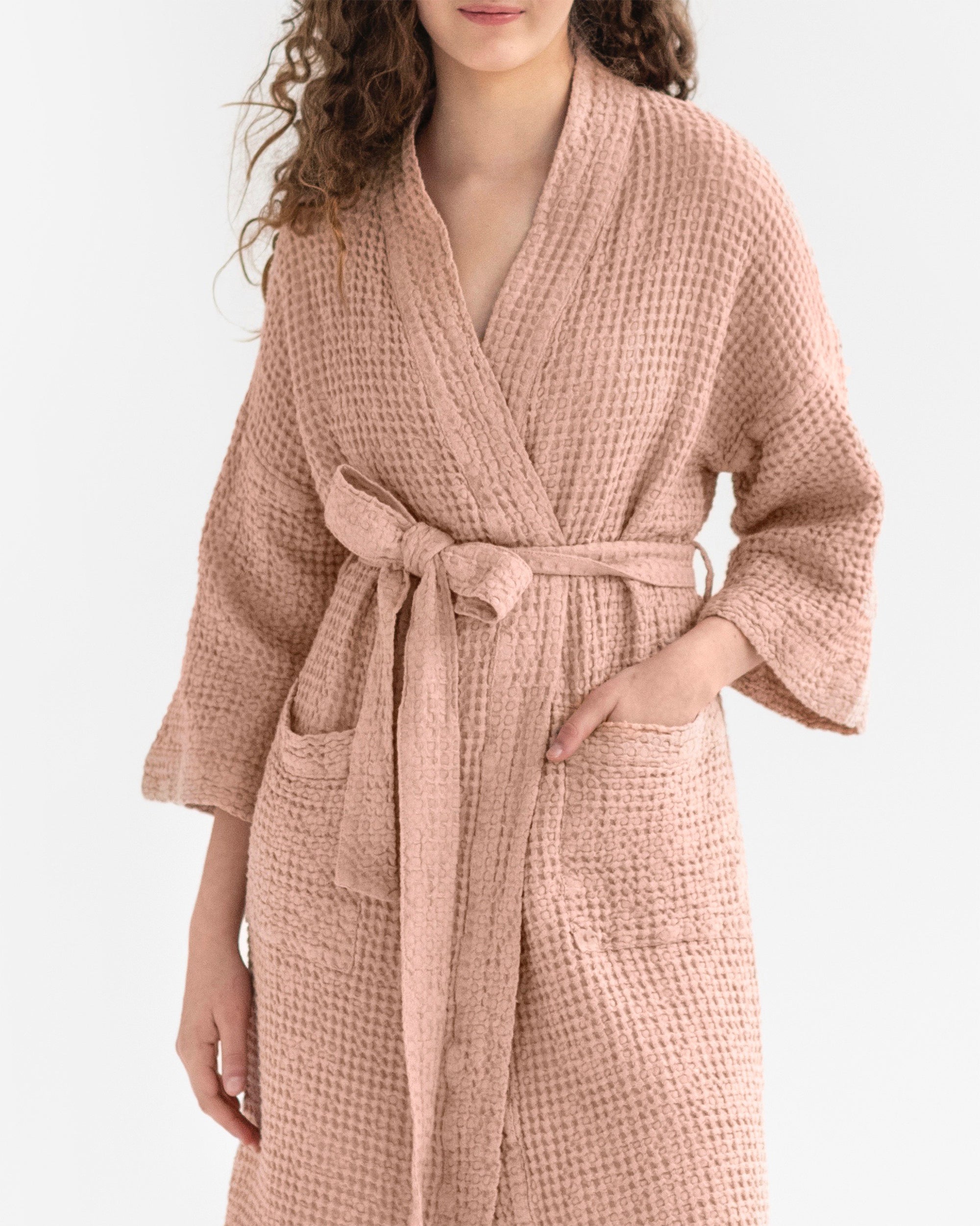 Peach Bathrobe - Peach Pattern Bath Robe For Women / Men popular - Peach Print Robe - Cute His & Hers One Size Fits Most Robe - Perfect Couple Gift